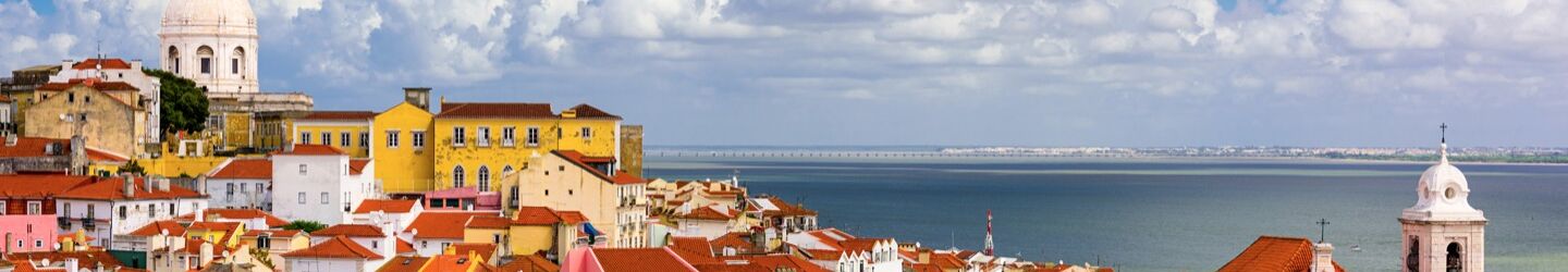 Portugal Panoramaansicht von Lissabon